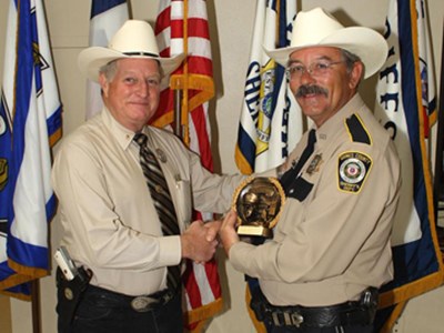 Don Sowell and Deputy Travis Hughey