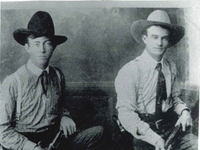 Navasota City Marshall Frank Hamer and  Sheriff R.M. Hudson