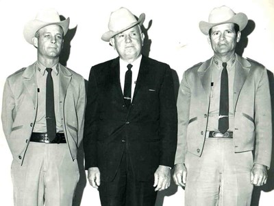 Sheriff Dick Johnson and staff